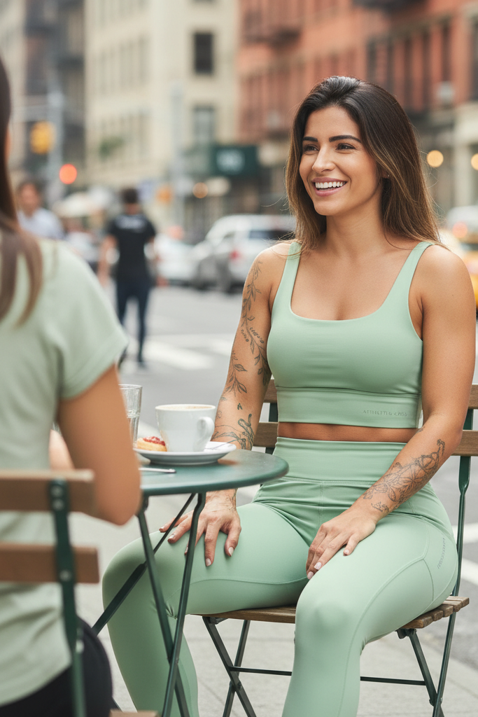 Legging c/ Bolso e Recortes